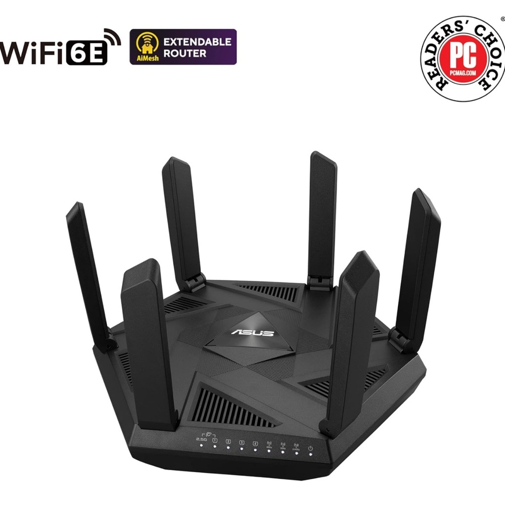 ASUS Black WiFi 6E Router